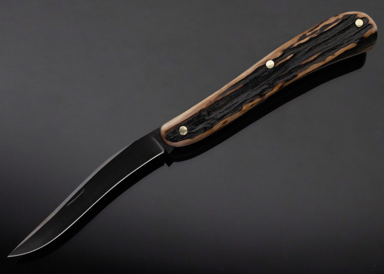 La Jolla series knife blade detail